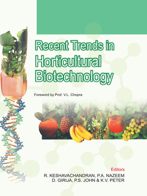 cover image of Recent Trends in Horticultural Biotechnology